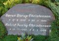 Søren Borup Christensen, Gravsten på Fjerritslev kirkegaard
