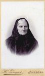 Charlotte Christine Bøgh #2112 fra Katbygård. Foto: H. Tønnies, Aalborg.  nr. 111942, 19. SEP 1895. Johanne Møllers bedstemor.