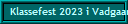 Klassefest 2023 i Vadgaard